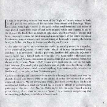 CD Various: Da Vinci Music From His Time