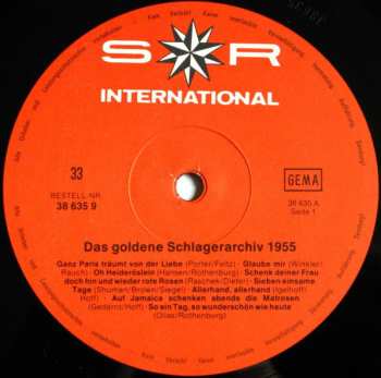 LP Various: Das Goldene Schlager-Archiv - Die Hits Des Jahres 1955