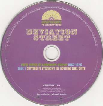 3CD/Zestaw pudełkowy Various: Deviation Street (High Tides In Ladbroke Grove 1967-1975)