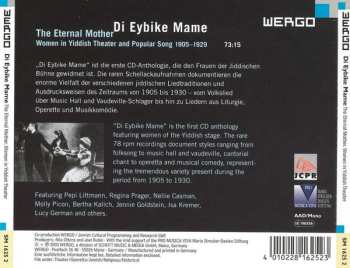 CD Various: Di Eybike Mame = The Eternal Mother (Women in Yiddish Theater and Popular Song 1905-1929)