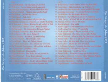 2CD Various: Die Schlager Des Jahres 1933