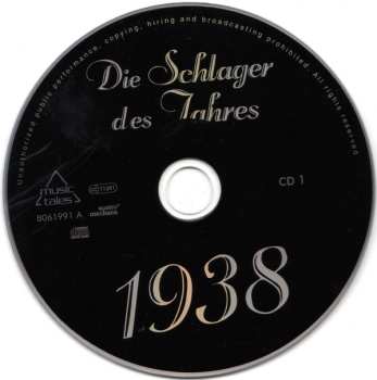 2CD Various: Die Schlager Des Jahres 1938