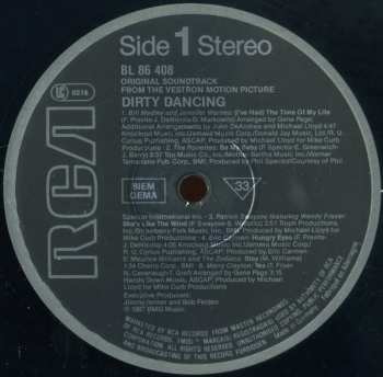 LP Various: Dirty Dancing (Original Soundtrack From The Vestron Motion Picture)