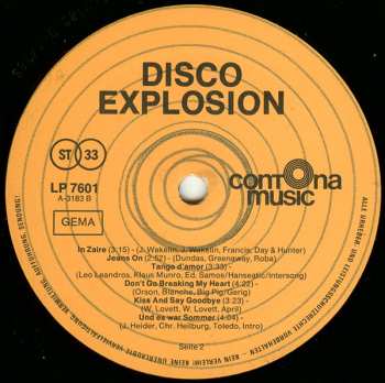 LP Various: Disco Explosion