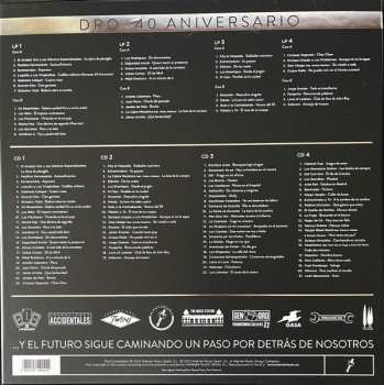 4LP/4CD/Zestaw pudełkowy Various: DRO 40 Aniversario - ...Y El Futuro Sigue Caminando Un Paso Por Detrás De Nosotros DLX | LTD