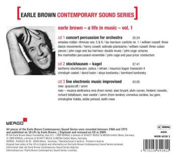 3CD/Zestaw pudełkowy Various: Earle Brown Contemporary Sound Series Vol. 1