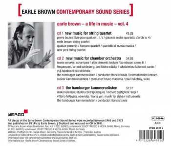 3CD/Zestaw pudełkowy Various: Earle Brown Contemporary Sound Series Vol. 4