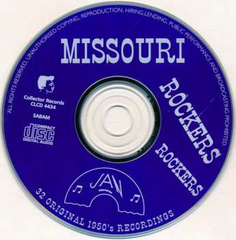 CD Various: Early Missouri Rockers From Jan Records