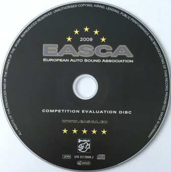 CD Various: EASCA - Competition Evaluation & Demonstration Disc 2009