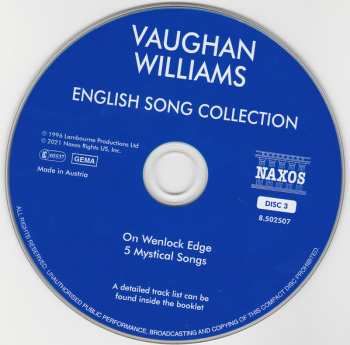 25CD/Zestaw pudełkowy Various: English Song Collection