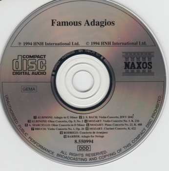 CD Various: Famous Adagios