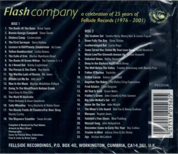 2CD Various: Flash Company - A Celebration Of 25 Years Of Fellside Recordings