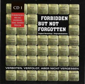 10CD/Zestaw pudełkowy Various: Forbidden But Not Forgotten = Verboten, Verfolgt, Aber Nicht Vergessen (Forbidden Music During The Third Reich)