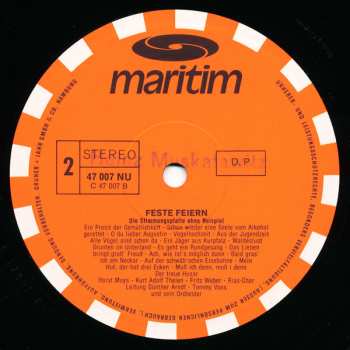 LP Various: Feste Feiern - 37 Hits Für Die Ganz Große Party