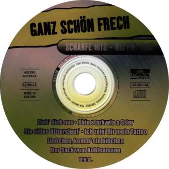CD Various: Ganz Schön Frech - Scharfe Hits - Nix Für Kids