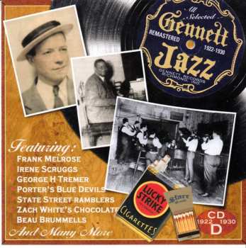 4CD/Zestaw pudełkowy Various: Gennett Jazz 1922-1930