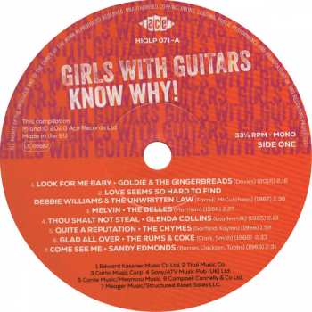 LP Various: Girls With Guitars Know Why! CLR