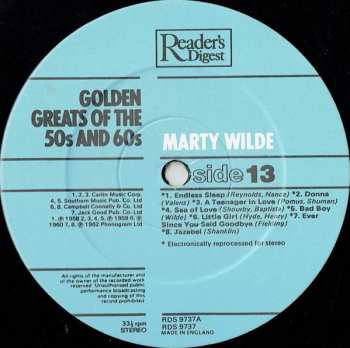 11LP/Zestaw pudełkowy Various: Golden Greats Of The 50s And 60s