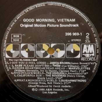 LP Various: Good Morning, Vietnam - The Original Motion Picture Soundtrack