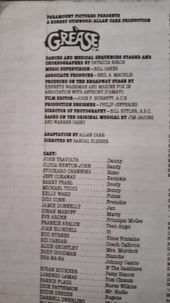 2LP Various: Grease (The Original Soundtrack From The Motion Picture)