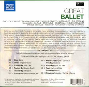 10CD/Zestaw pudełkowy Various: Great Ballet 