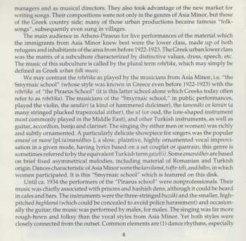 CD Various: Greek-Oriental Rebetica (Songs and Dances In The Asia Minor Style - The Golden Years: 1911-1937)