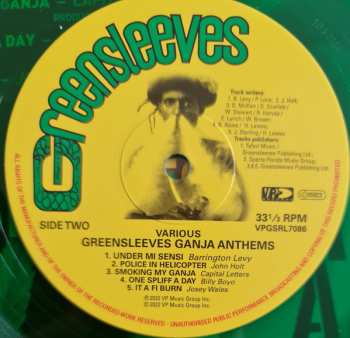 LP Various: Greensleeves Ganja Anthems CLR