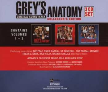 3CD/Zestaw pudełkowy Various: Grey's Anatomy (Original Soundtrack - Collector's Edition)