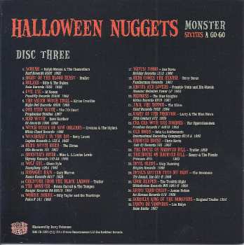 3CD/Zestaw pudełkowy Various: Halloween Nuggets:  Monster Sixties A Go-Go