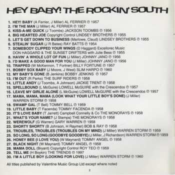 CD Various: Hey Baby! The Rockin' South