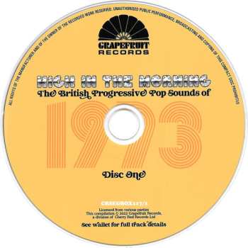 3CD/Zestaw pudełkowy Various: High In The Morning (The British Progressive Pop Sounds Of 1973)