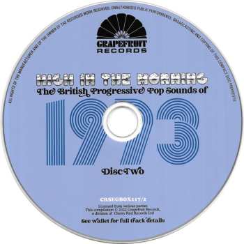 3CD/Zestaw pudełkowy Various: High In The Morning (The British Progressive Pop Sounds Of 1973)