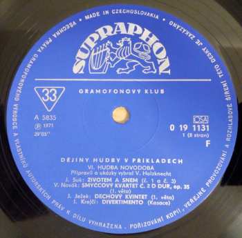4LP/Zestaw pudełkowy Various: Hudba Novodobá (4xLP + BOX)