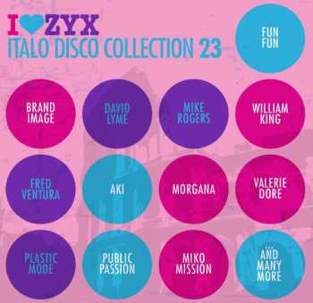3CD Various: I Love ZYX Italo Disco Collection 23 LTD | NUM