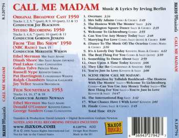 CD Various: Irving Berlin's Call Me Madam