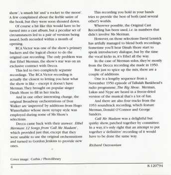 CD Various: Irving Berlin's Call Me Madam