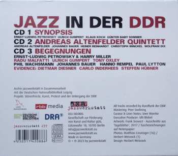 3CD/Zestaw pudełkowy Various: Jazz In Der DDR