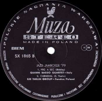 LP Various: Jazz Jamboree '79