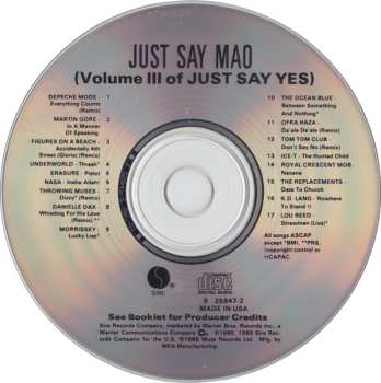CD Various: Just Say Mao (Volume III Of Just Say Yes)