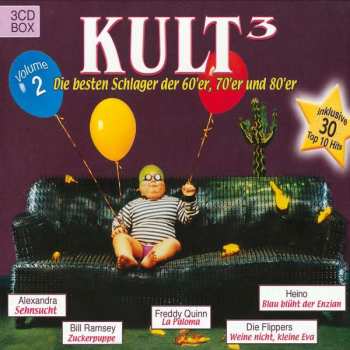 3CD Various: Kult³ Die Besten Schlager Der 60'er, 70'er Und 80'er Volume 2