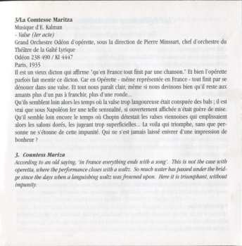 2CD Various: La Gloire De L'Opérette 1922 - 1937