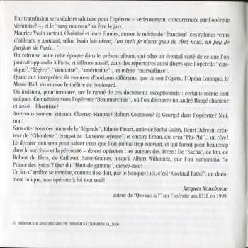 2CD Various: La Gloire De L'Opérette 1922 - 1937