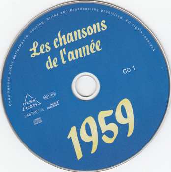 2CD Various: Les Chansons De L'Année 1959