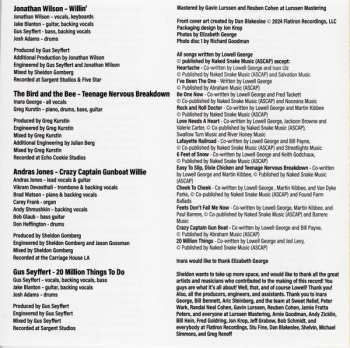 2CD Various: Long Distance Love (A Sweet Relief Tribute To Lowell George) LTD