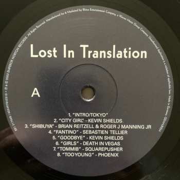 LP Various: Lost In Translation (Music From The Motion Picture Soundtrack)