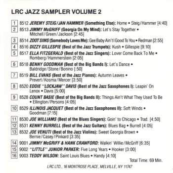 CD Various: LRC Jazz Sampler Volume 2