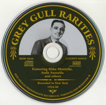 CD Various: Grey Gull Rarities (Recorded In New York 1924-30)