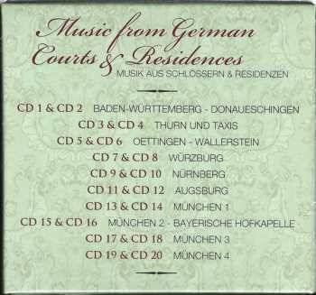 20CD/Zestaw pudełkowy Various: Music From German Courts & Residences = Musik Aus Schlössern & Residenzen