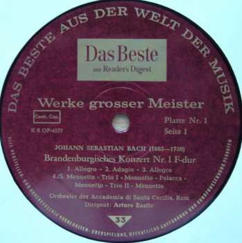 12LP/Zestaw pudełkowy Various: Werke Großer Meister LTD