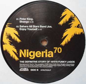 3LP Various: Nigeria 70 (The Definitive Story of 1970's Funky Lagos) LTD